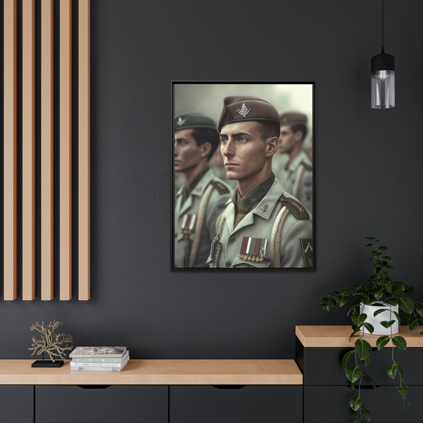 Camouflage Warriors: Striking Army Art on Canvas and Poster Prints