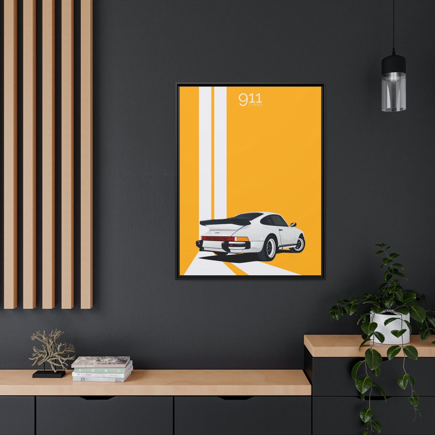 Racing with Style: A Canvas & Poster Print of Porsche's Sleek Lines in Action