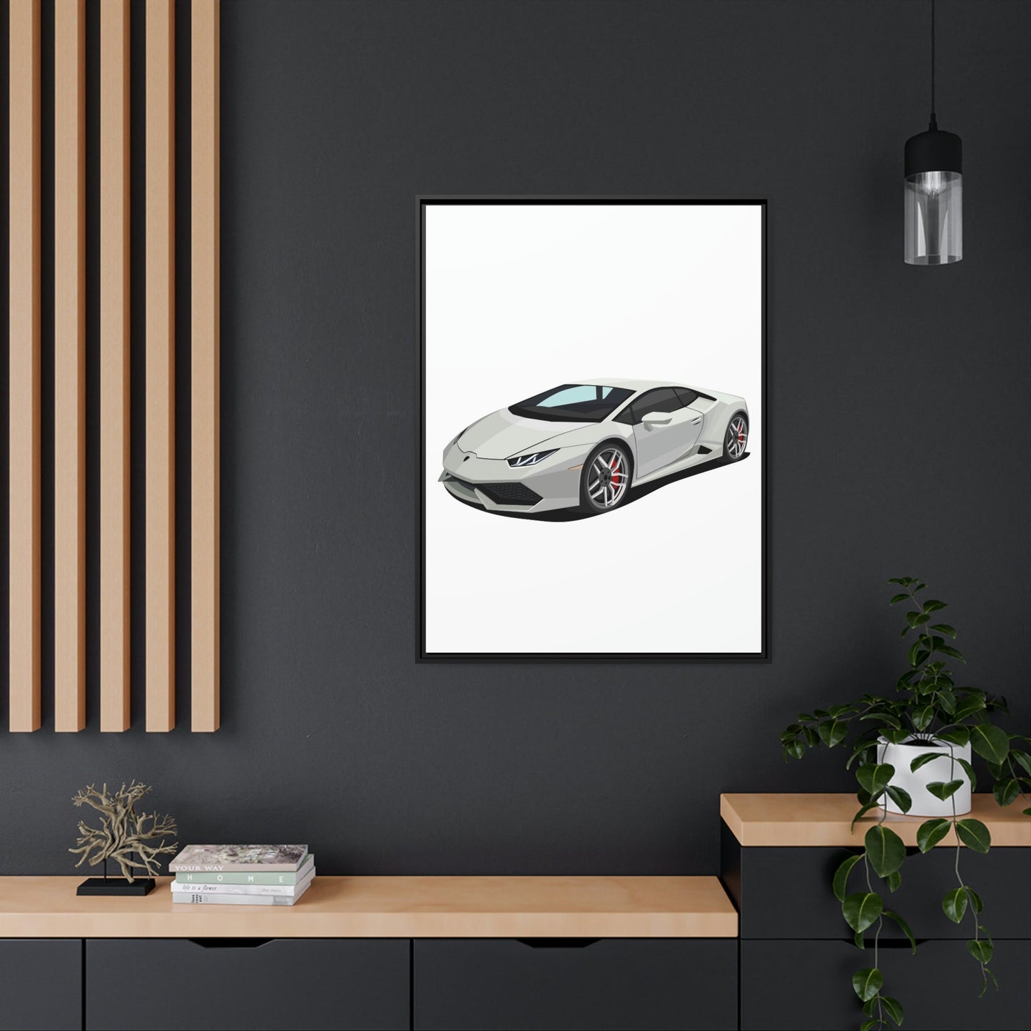 Lamborghini's Track Legend: Canvas & Poster Art of a Supercar