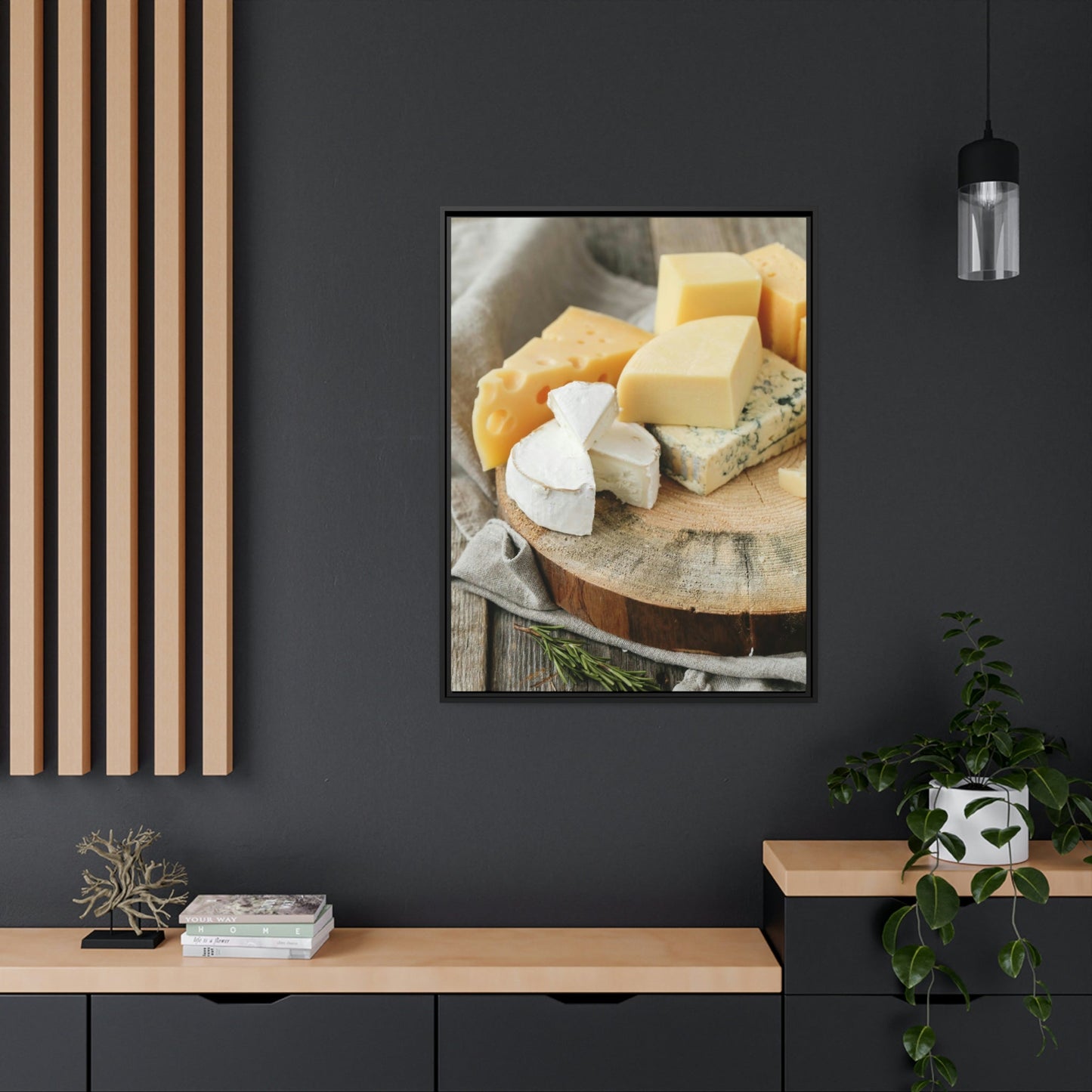 The Beauty of Cheese: Premium Canvas Prints of Artfully Arranged Cheese Plates