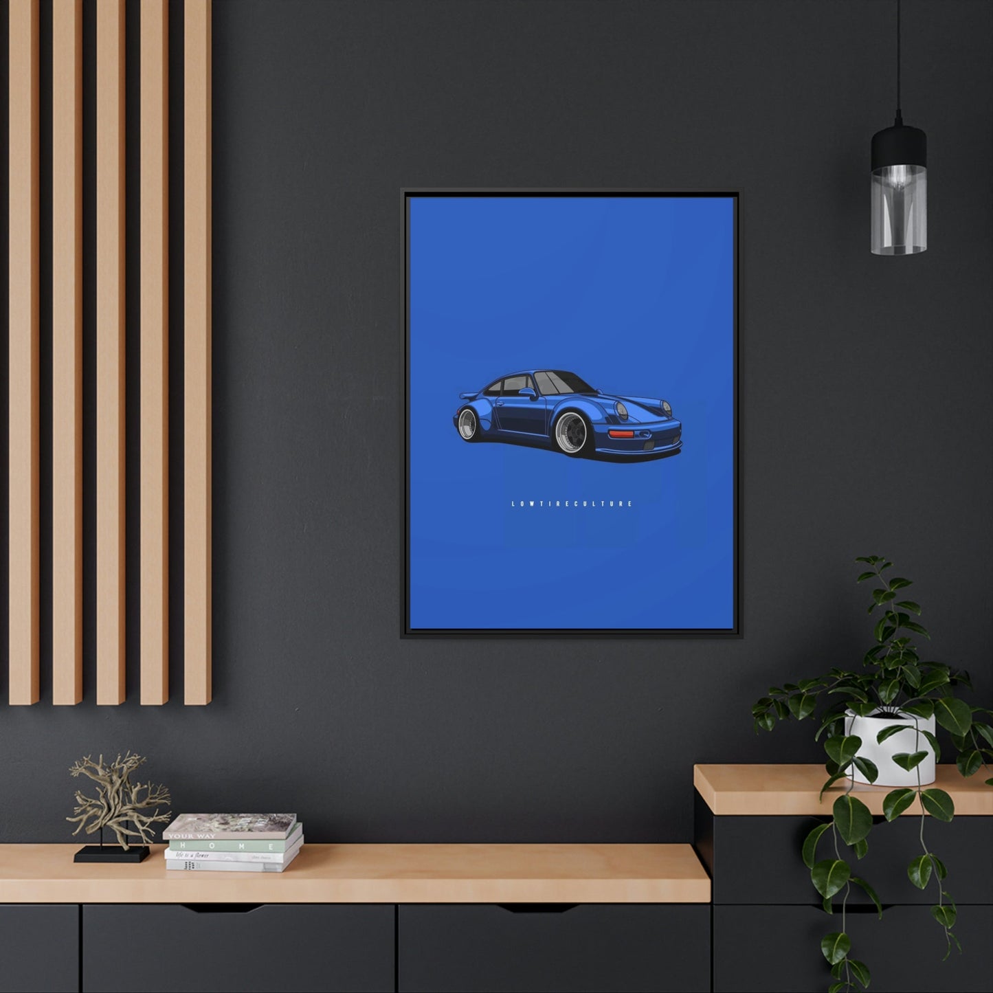 Porsche Artistry on Natural Canvas: Poster & Canvas Wall Decor for Car Enthusiasts