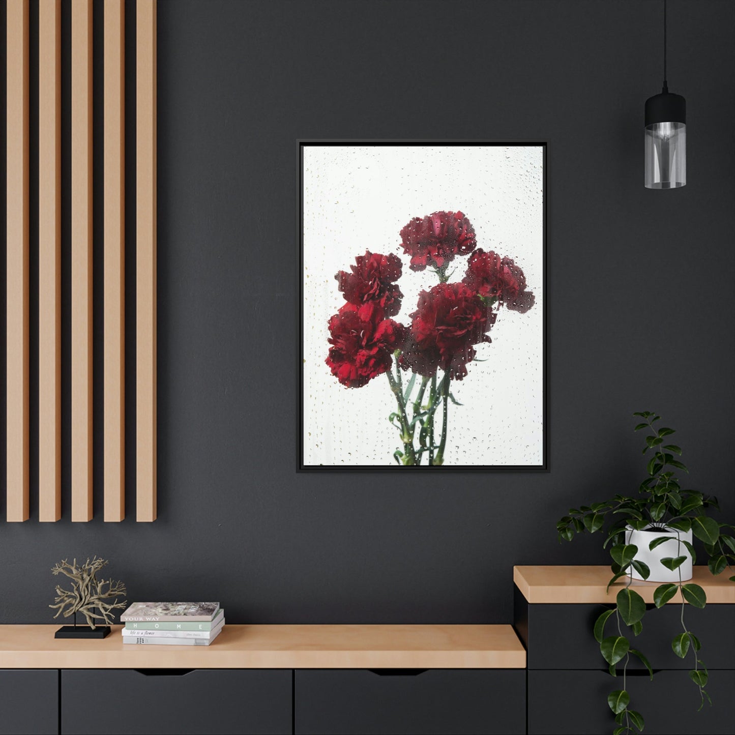 Timeless Charm: Carnations Art on Natural Canvas and Wall Art Prints for Your Home Decor