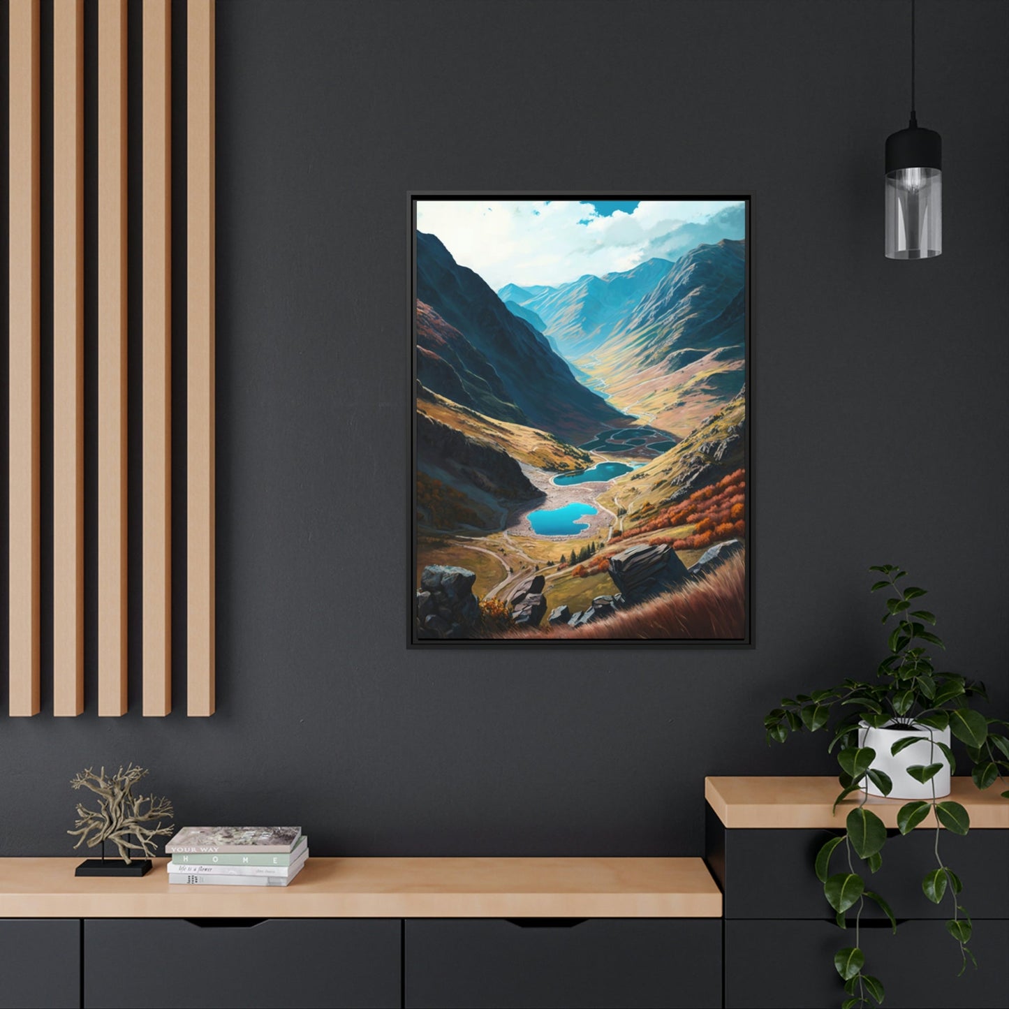 The Enchanting Valley: High-quality Wall Art and Canvas Print