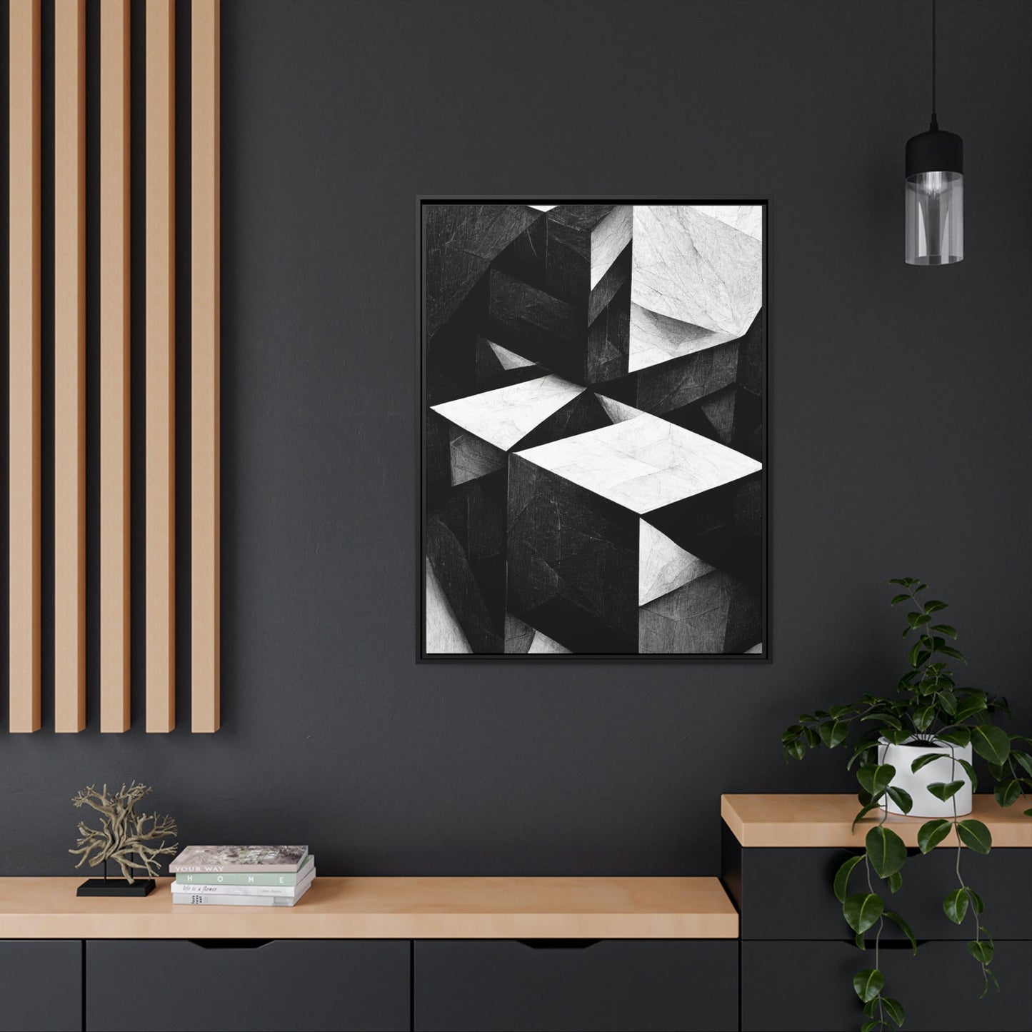 Modern Geometric Wall Decor: Stylish Art for Any Room