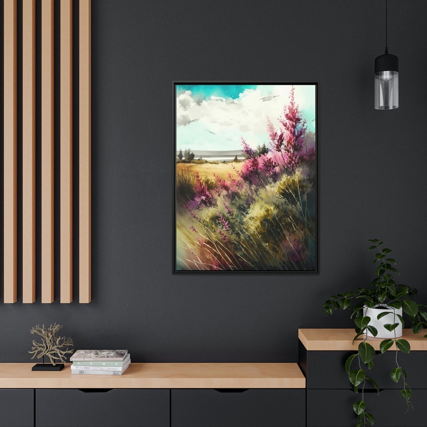 Rustic Charm: A Beautiful Print on Canvas and Framed Canvas to Add a Touch of Autumn to Your Home