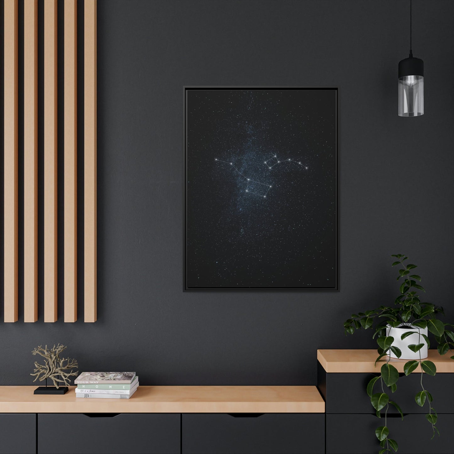 Cosmic Beauty: A Framed Canvas & Poster of Starry Constellations