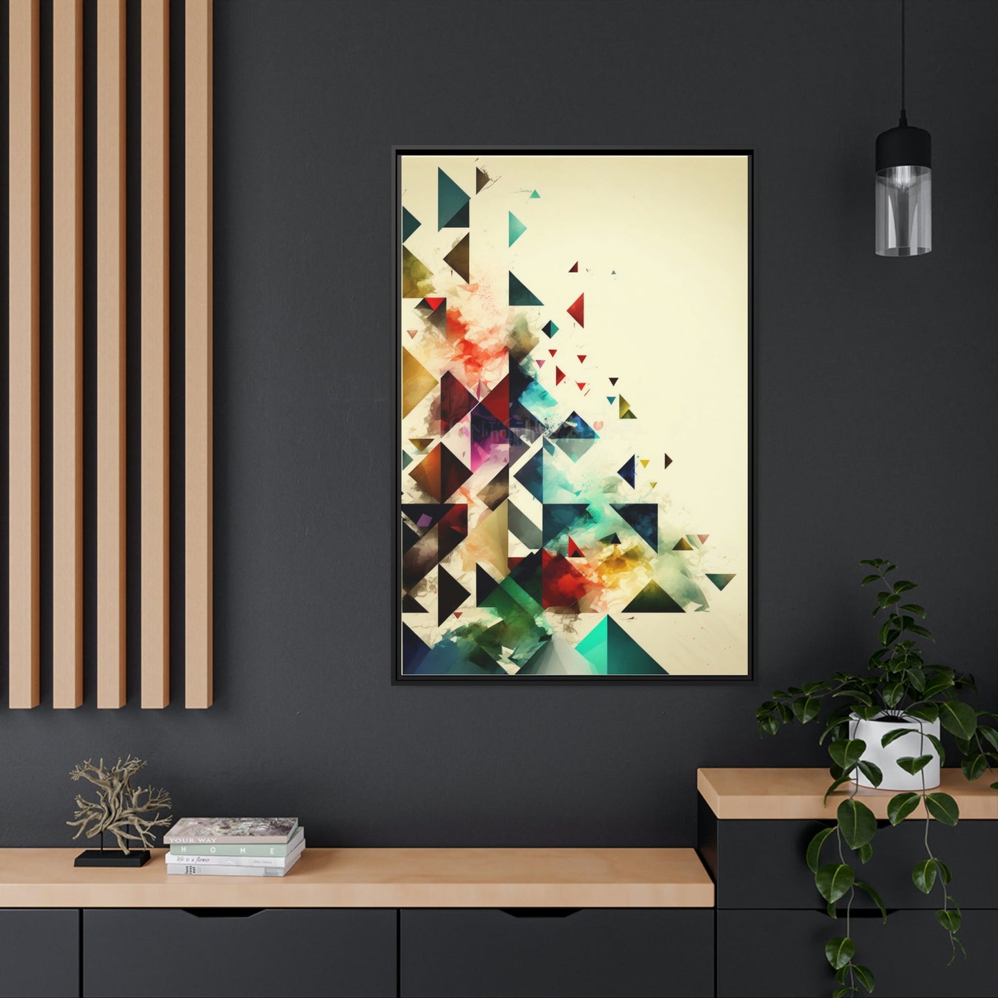 Illusions of Reality: Canvas & Poster Print of Geometric Abstraction