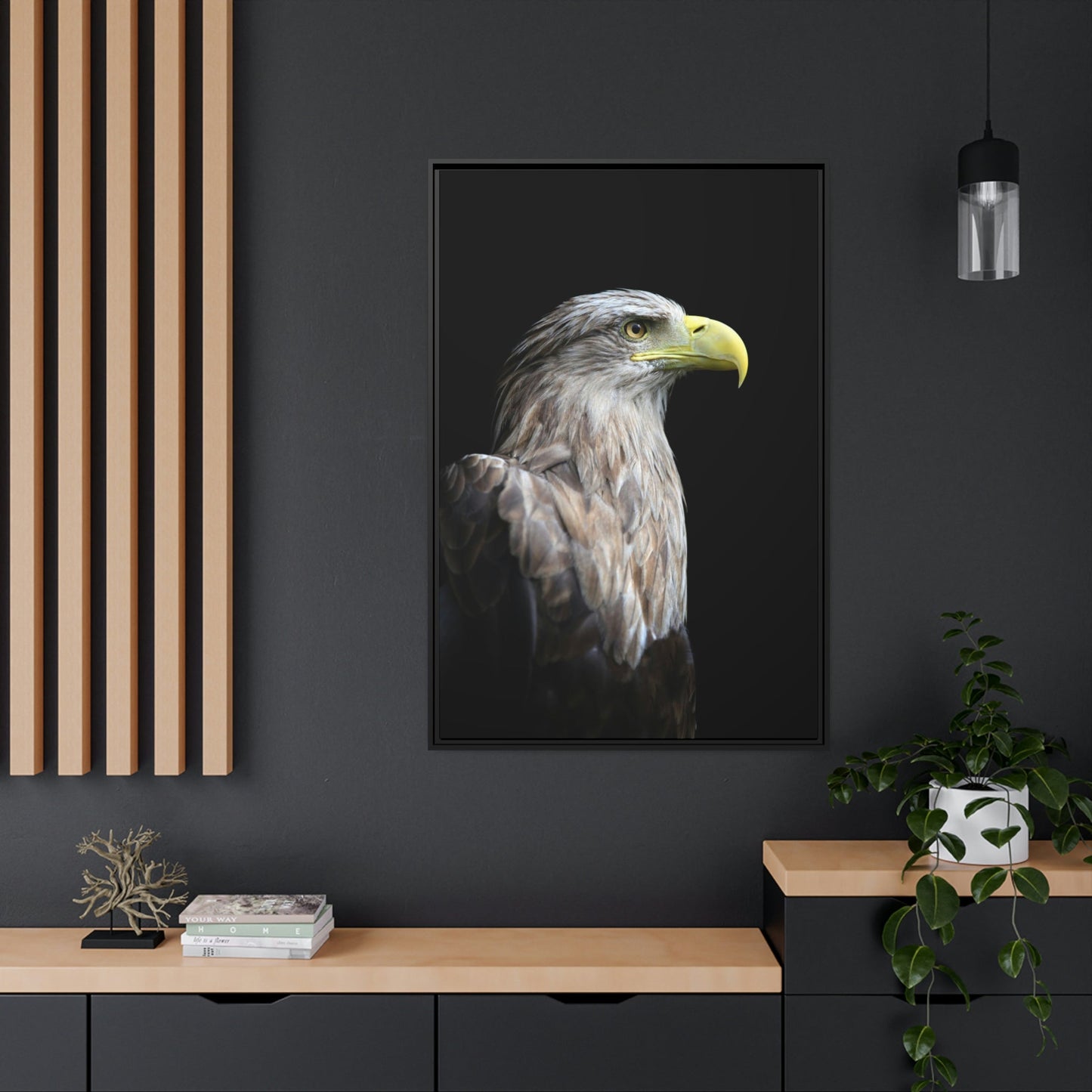 Eagle's Resilience: Inspiring Canvas Print, Showcasing their Indomitable Spirit