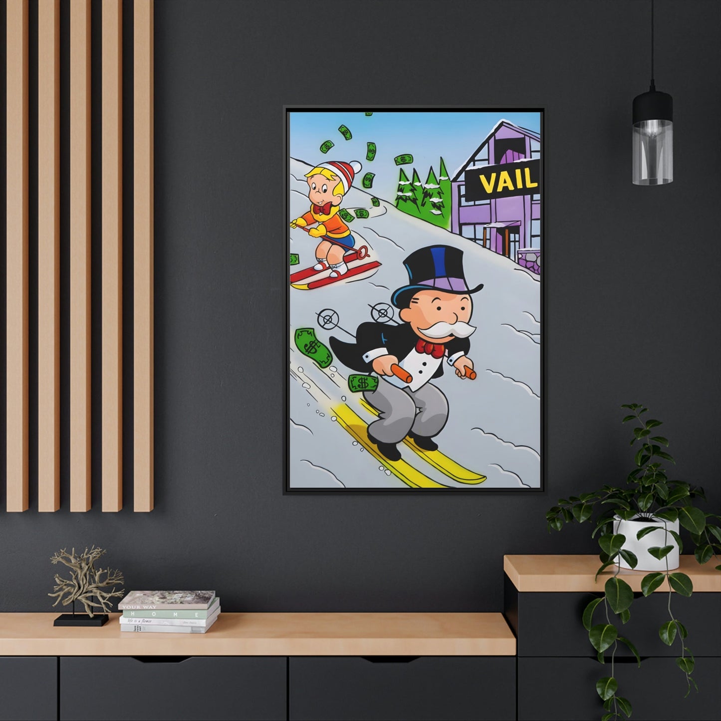 Alec's World: Creative Framed Posters and Canvas Featuring Alec Monopoly's