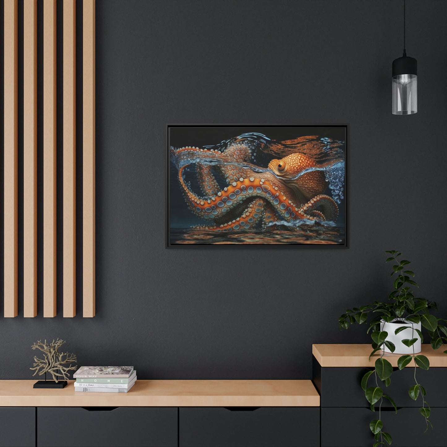 Octopus Oasis: A Colorful Canvas Creation