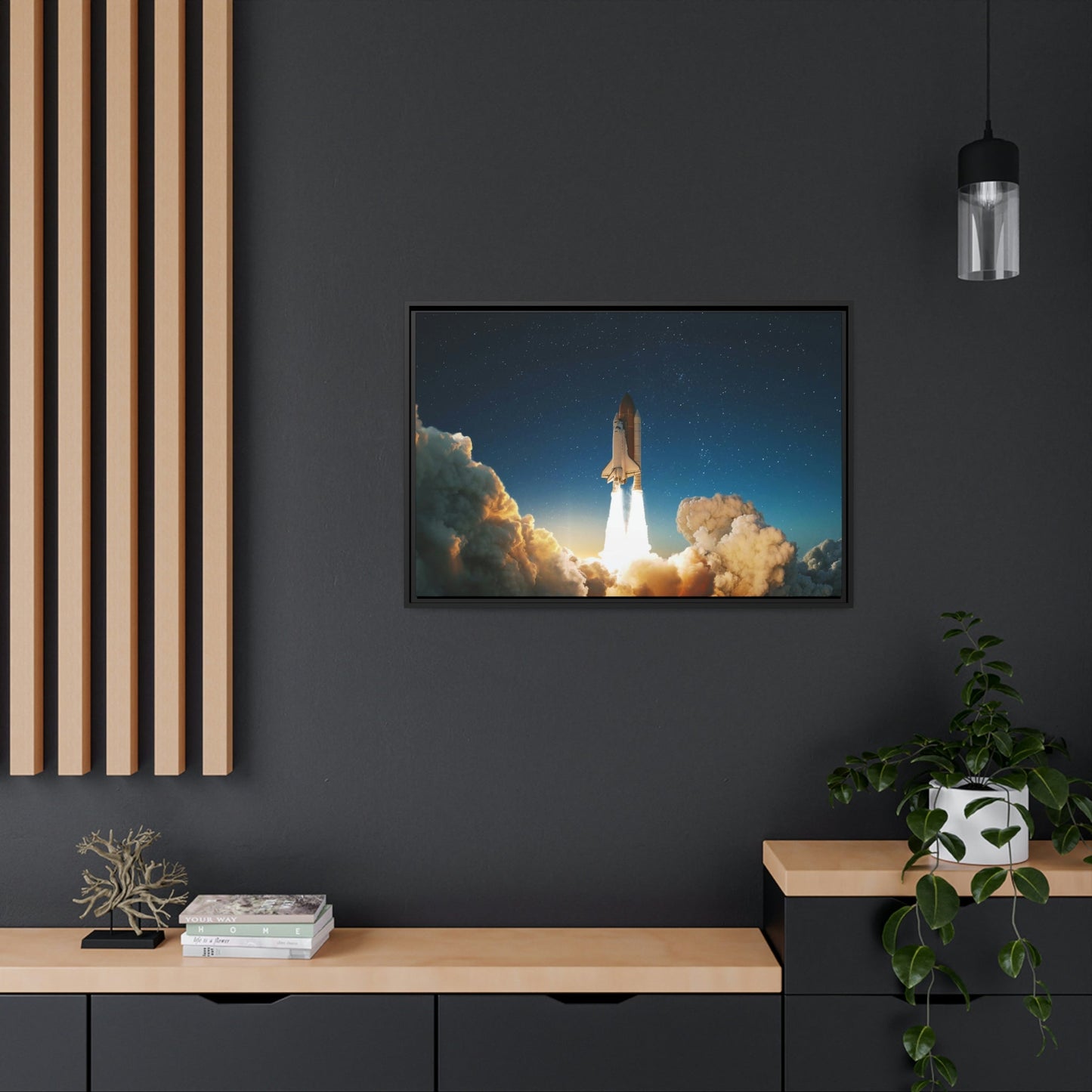 Beyond the Stratosphere: NASA-Themed Canvas