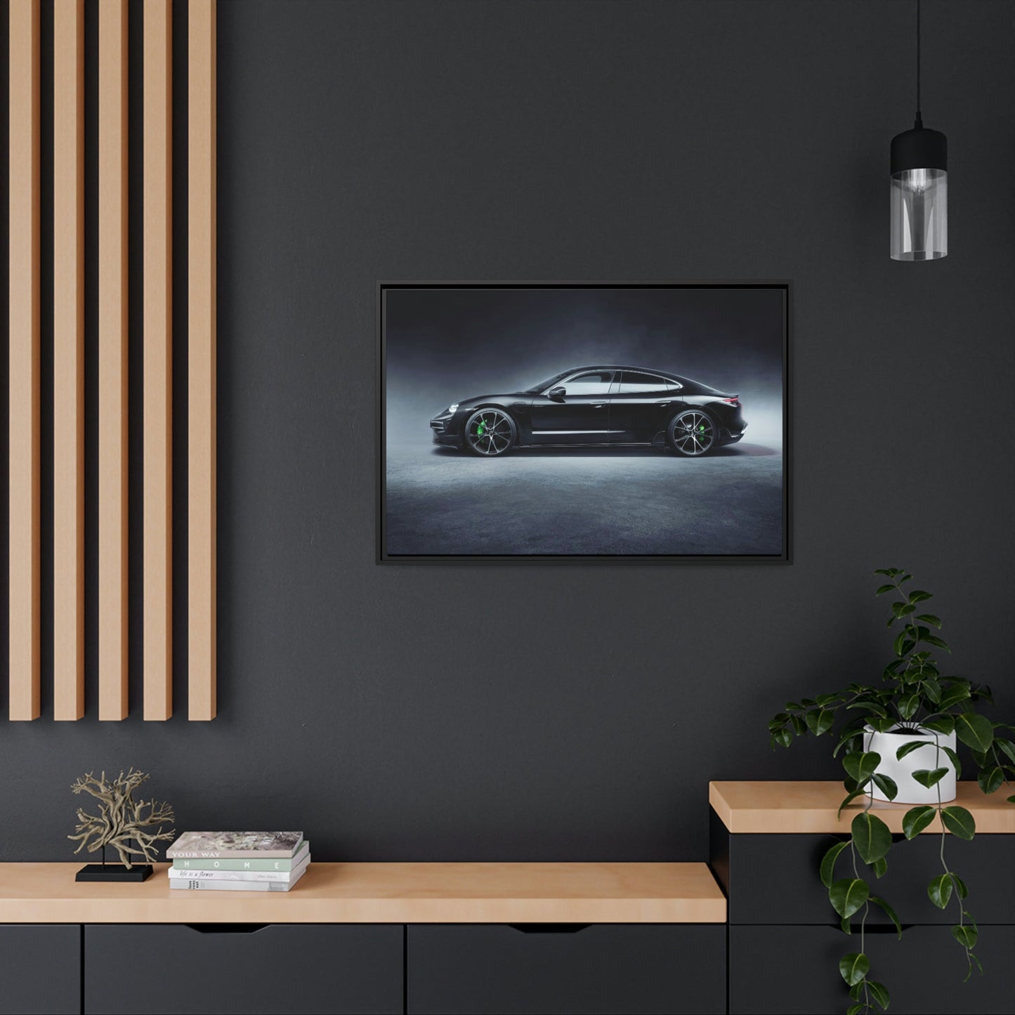 Porsche Power: A Timeless Framed Poster for Any Room