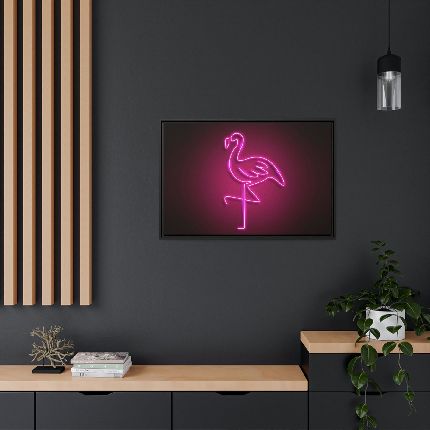 Luminous Nightscape: Neon-inspired Canvas Prints for Stunning Wall Art Decor