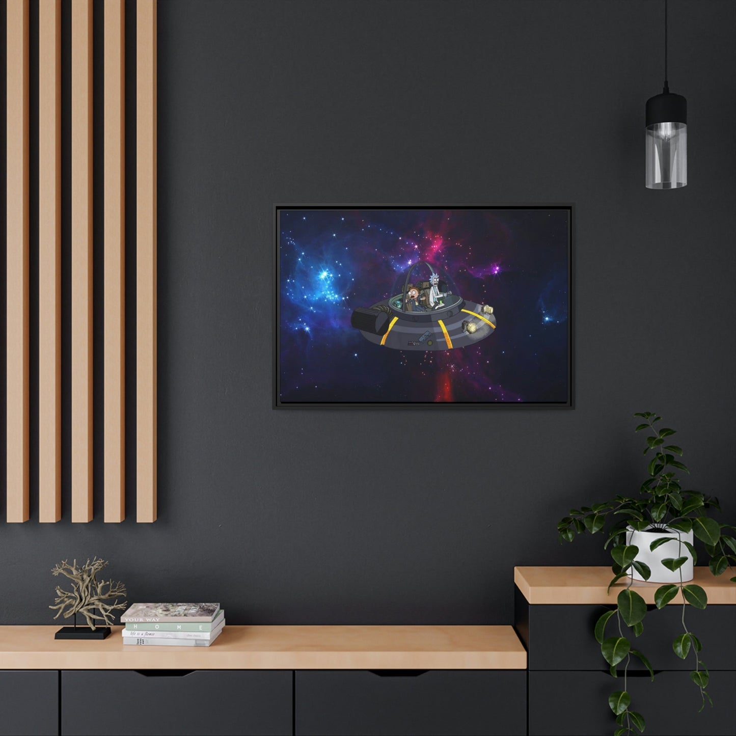 Vivid Imagination: Rick and Morty Poster Art on Canvas for a Dynamic Wall Art Display