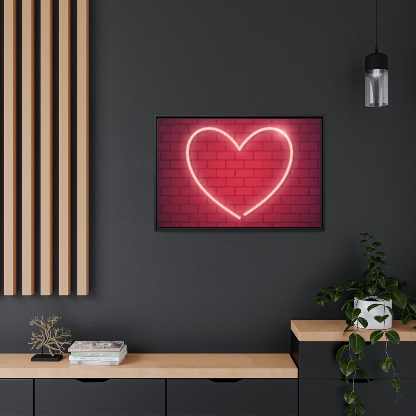 Neon Marvels: Captivating Wall Art on Natural Canvas and Framed Poster Prints