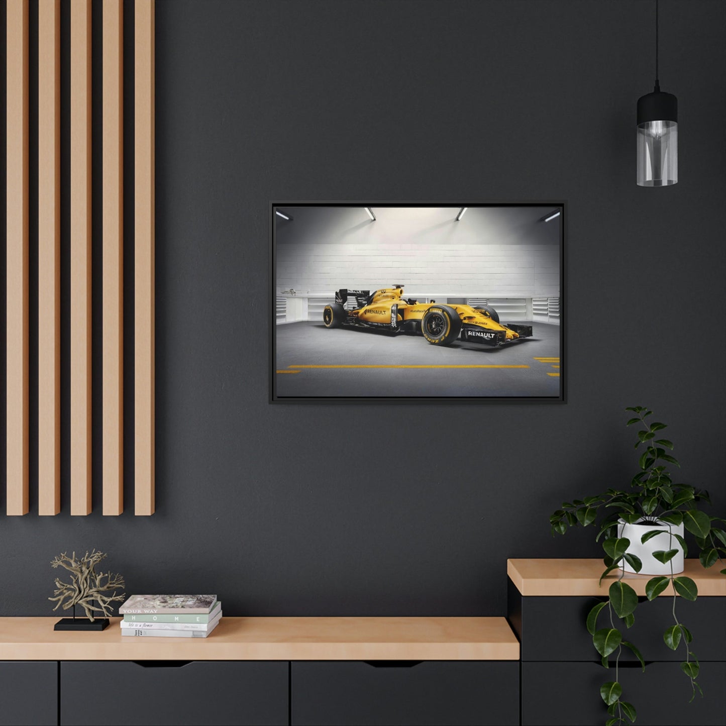 Racing Dreams Unleashed: F1 Framed Canvas and Poster Art for Car Lovers