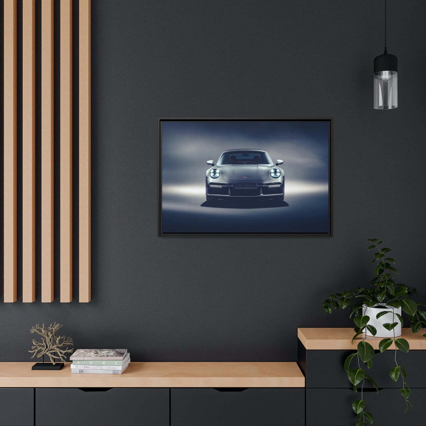 Porsche Passion: Artistic Framed Canvas & Poster for Car Enthusiasts