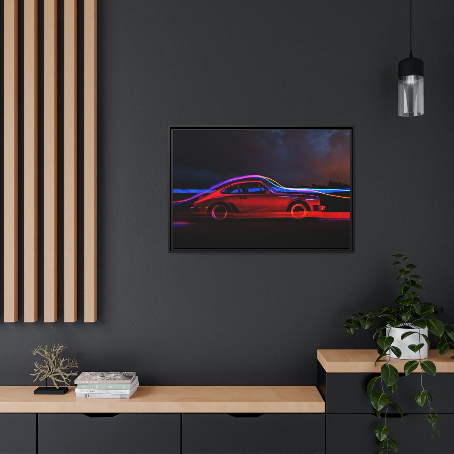 Porsche Reflections: Artistic Canvas and Print Artwork of Classic Cars