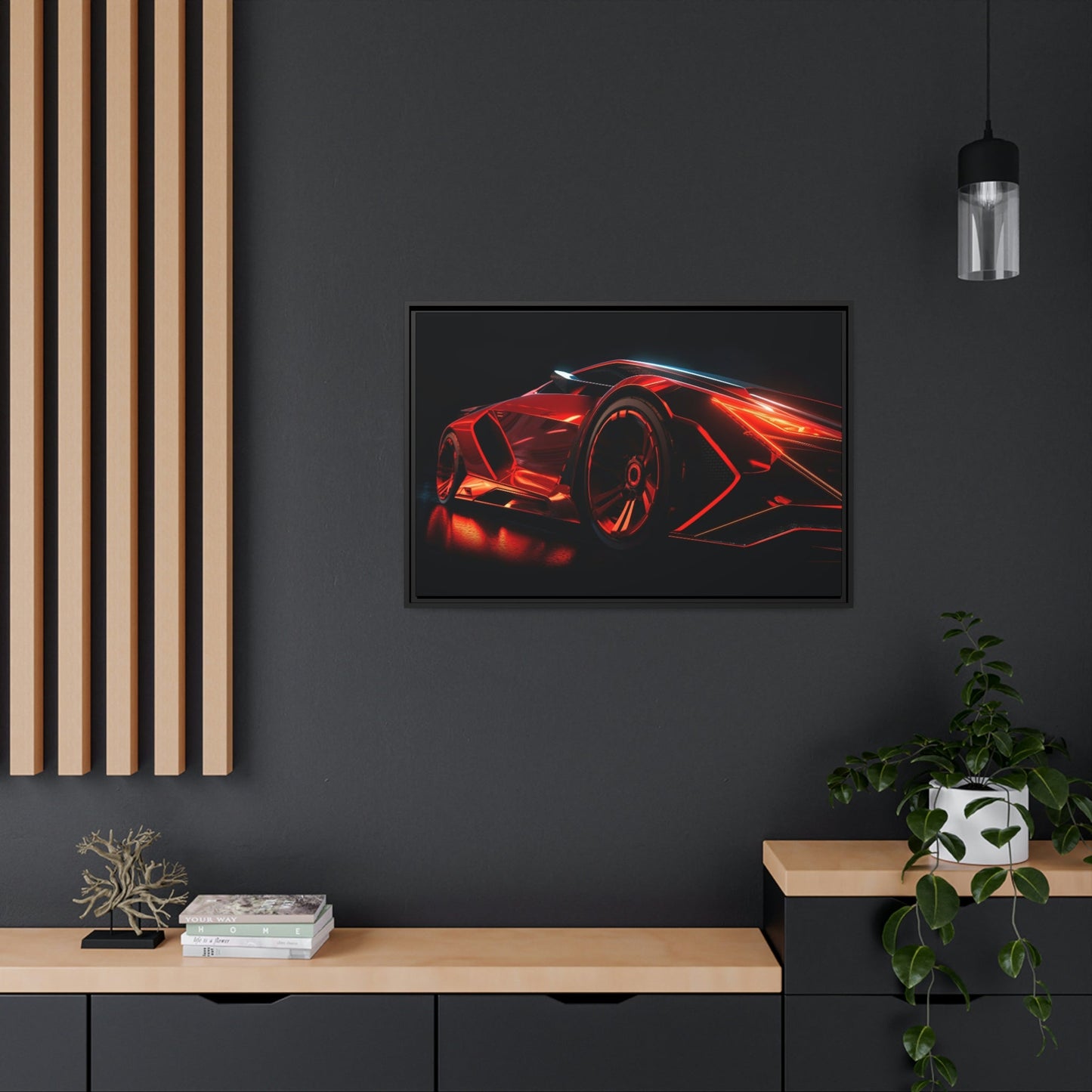 Italian Supercar Artistry: Framed Canvas & Poster Art with Lamborghini