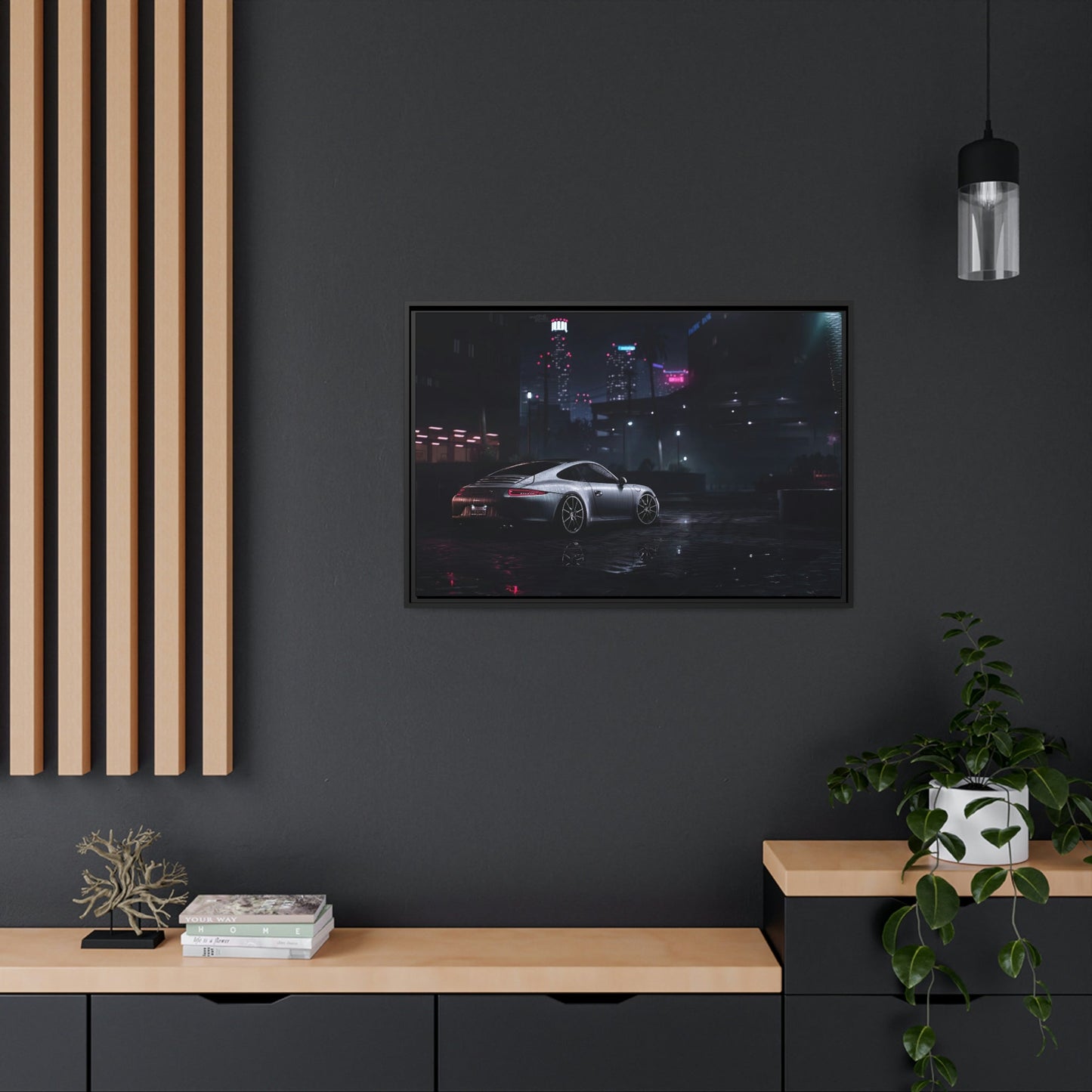 Porsche Artistry on Canvas: Natural Canvas Art for Auto Lovers