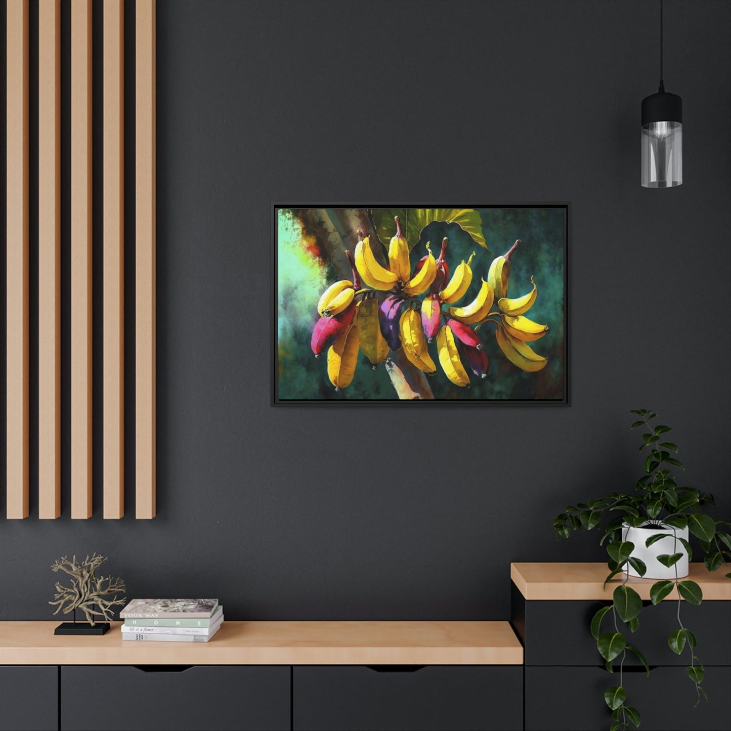 The Beauty of the Tropics: Natural Canvas & Posters with Lush Banana Trees