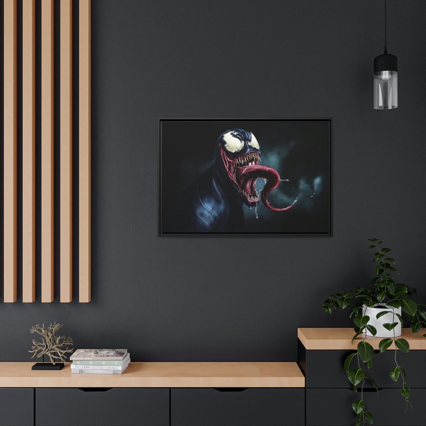 Explore New Worlds: Sci-Fi and Fantasy Framed Canvas Wall Art with Venomous Detail