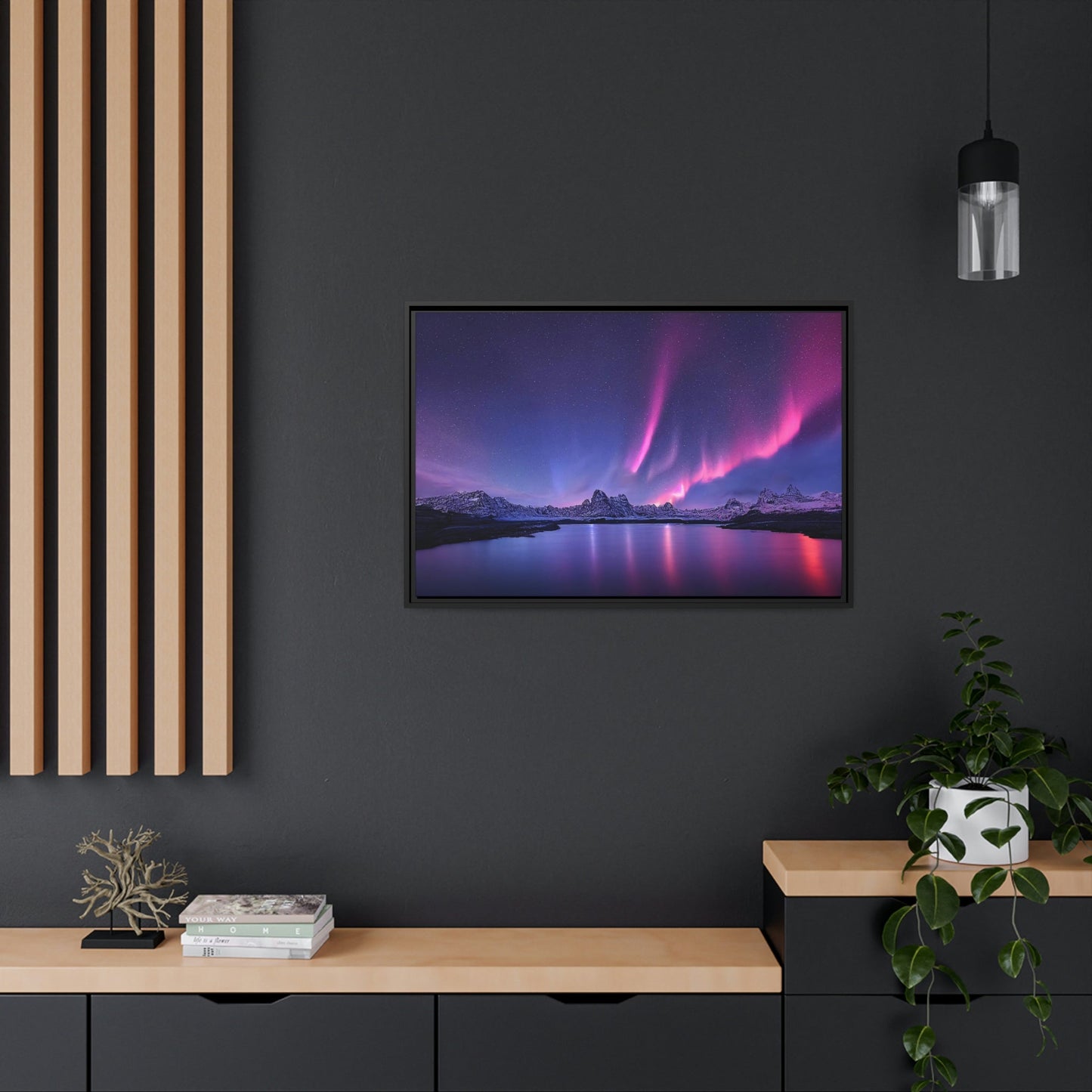 Majestic Aurora Borealis: A Celestial Spectacle on Canvas