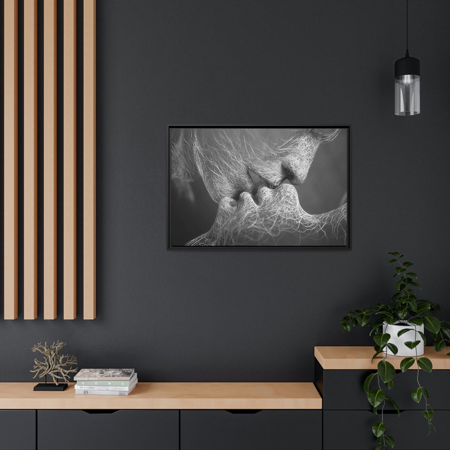 Modern Vibes: Beautiful Wall Art on Natural Canvas & Poster