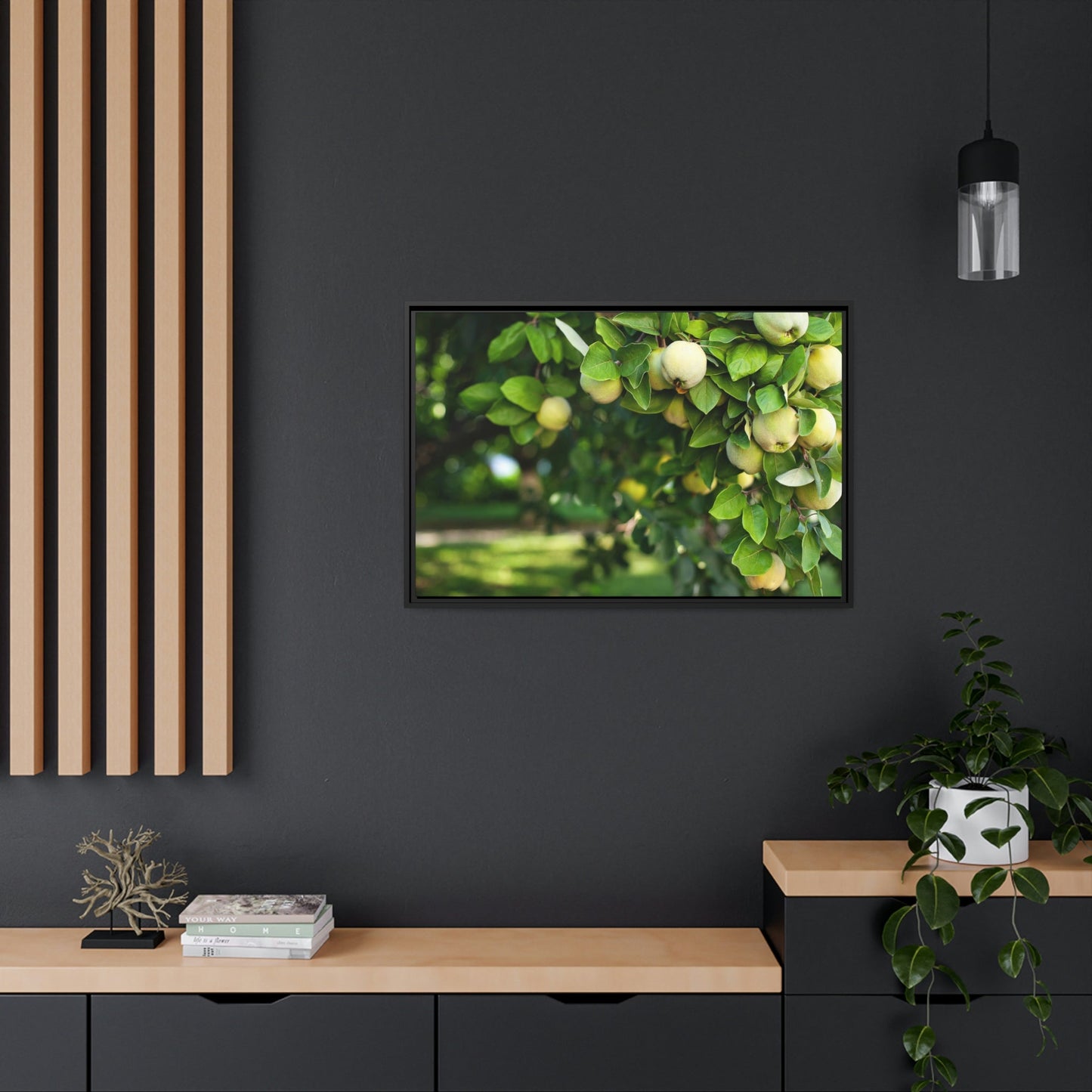 Harvest Time: Fruit Trees Painting on Canvas