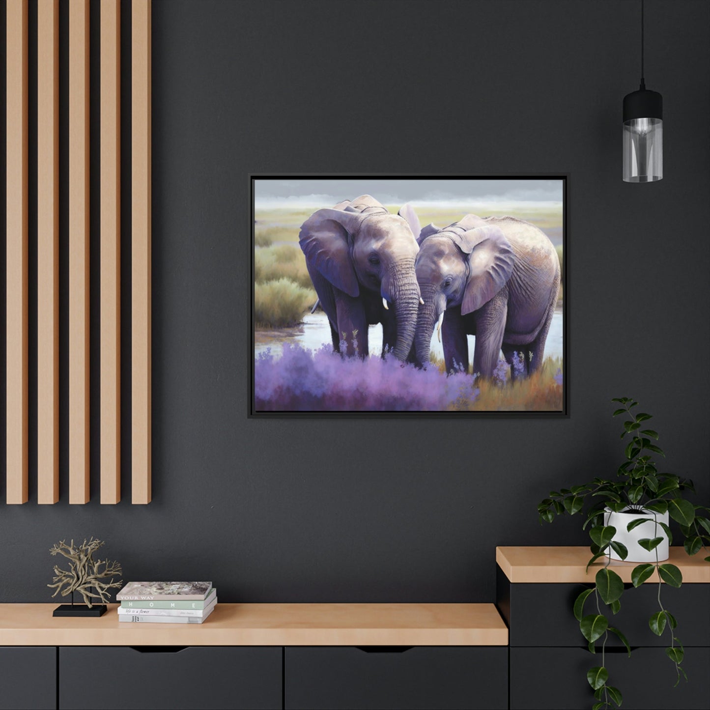 Majestic Elephants: Stunning Canvas Wall Art for Animal Lovers