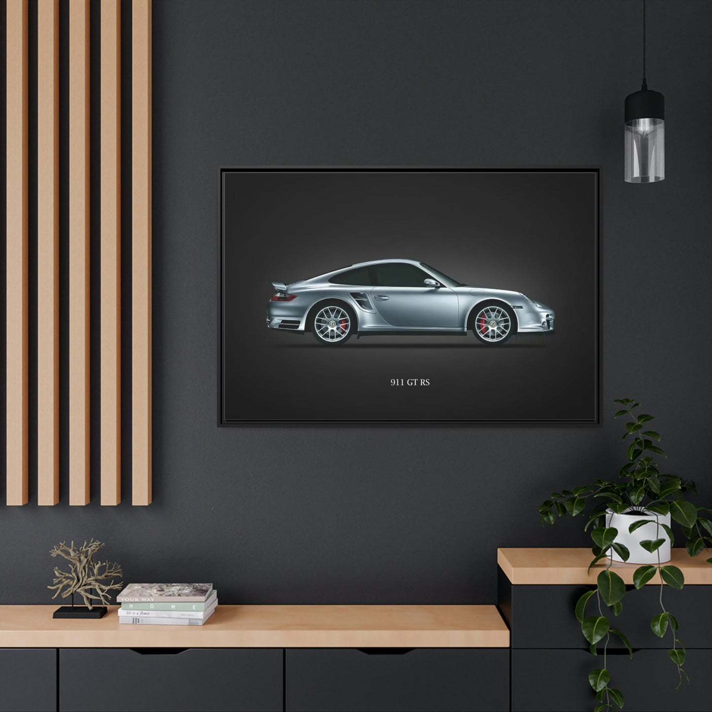 Automotive Art: Porsche Print on High-Quality Canvas for Your Collection