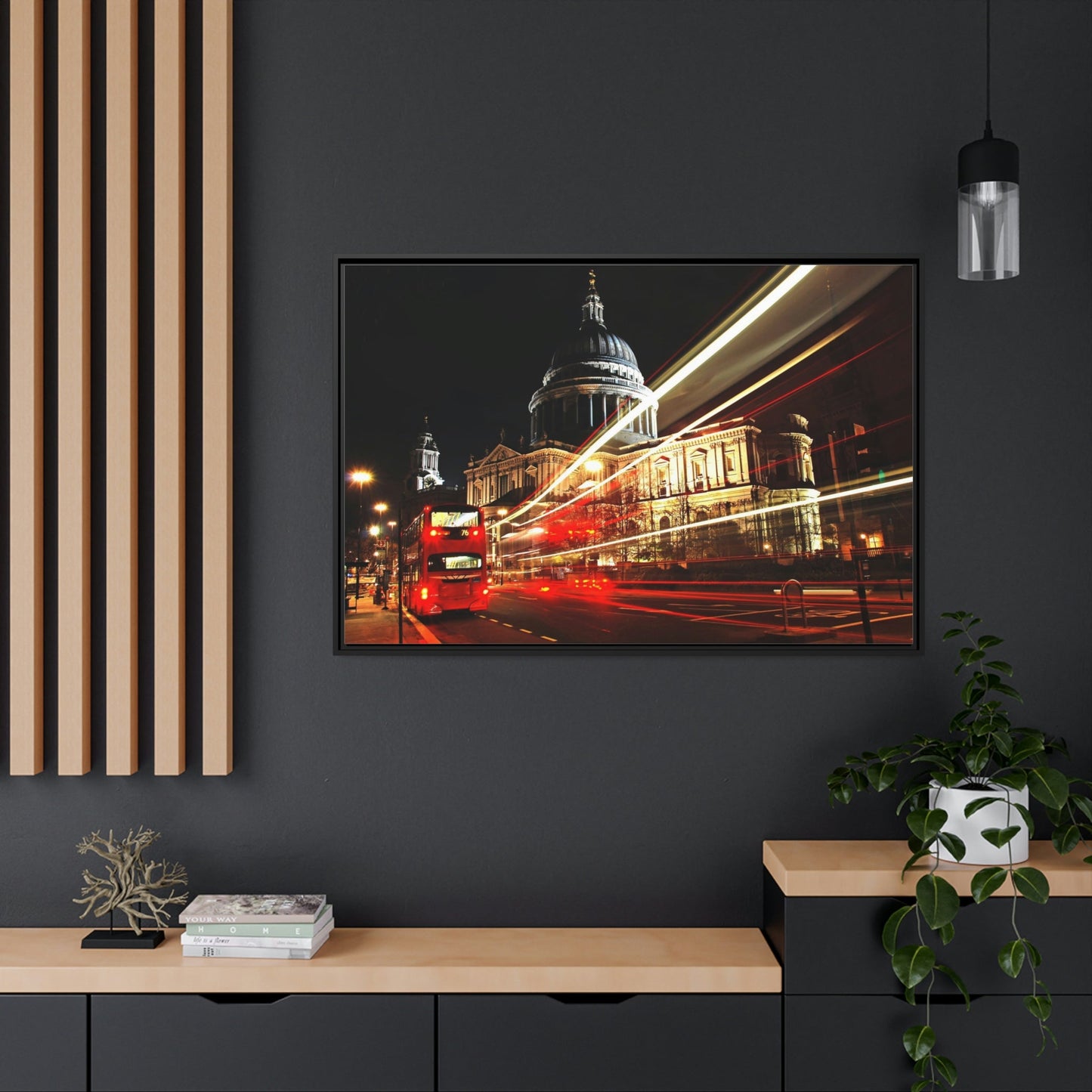 The Essence of Travel: Canvas Print capturing the Spirit of Buses