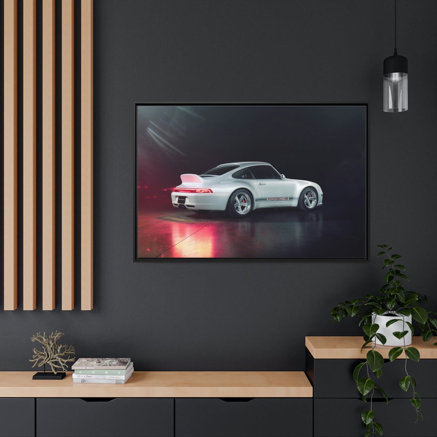 Porsche in Motion: Dynamic Print on Canvas for Racing Fans