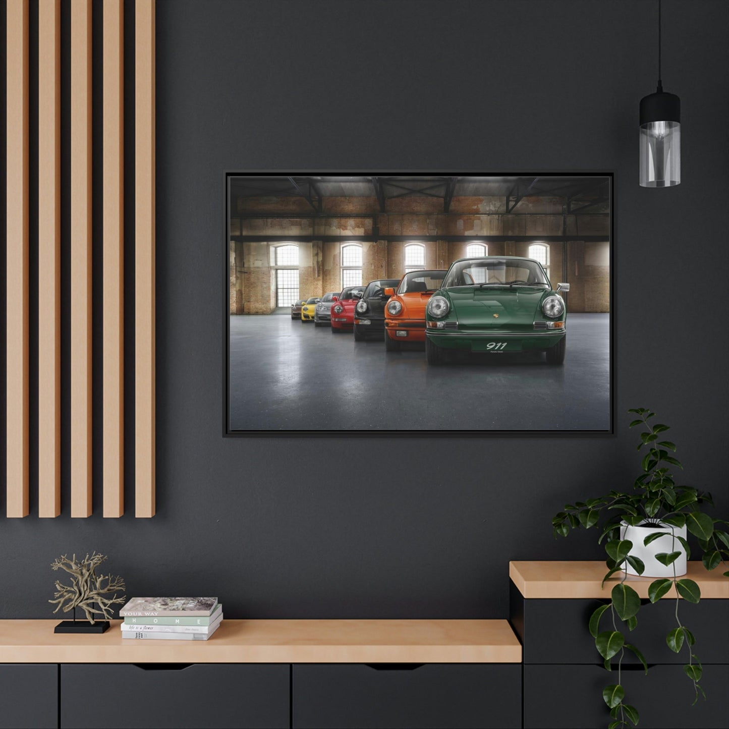 The Porsche Collection: A High-Quality Framed Poster for Car Enthusiasts