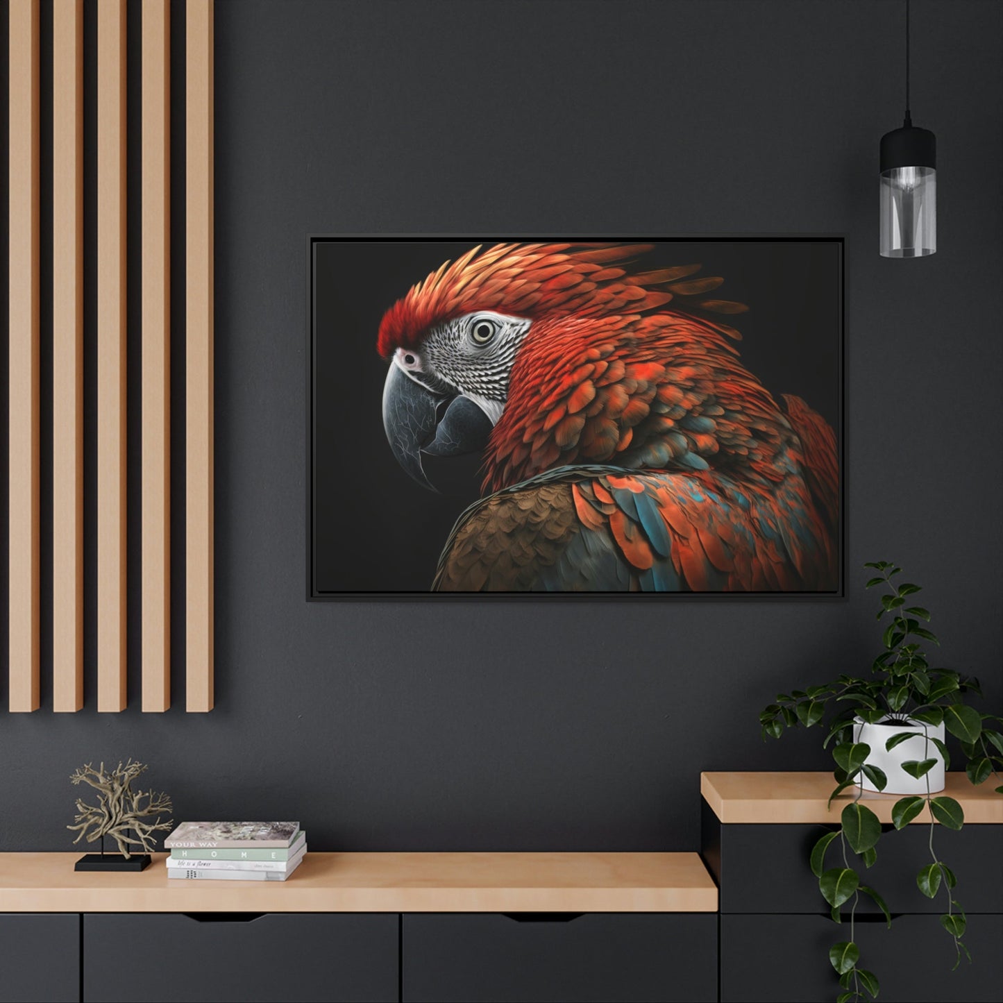 Parrot Portrait: A Canvas of Individuality and Personality in the Jungle