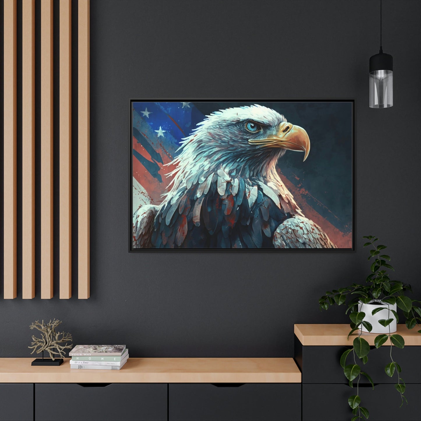 Skybound Spirits: Canvas Wall Art Embracing the Ethereal Presence of Eagles