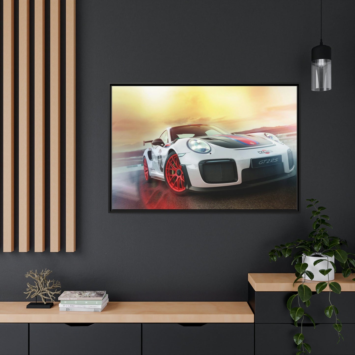 Speed Demons: Poster & Canvas Print of a Porsche in Motion