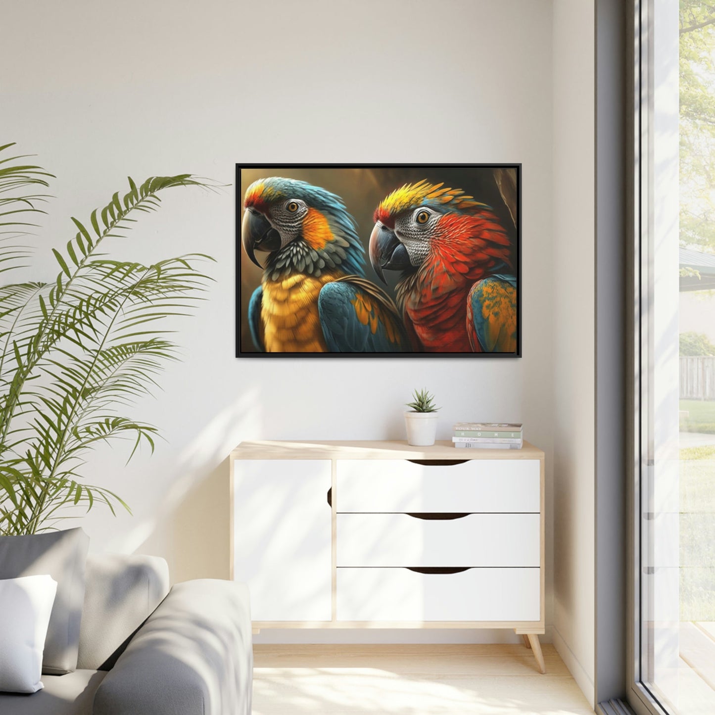 Parrot Serenade: A Canvas of Music and Nature's Harmony