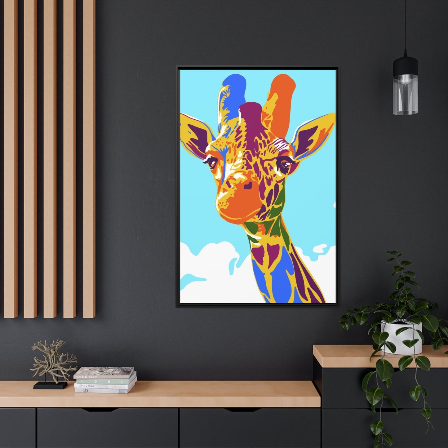 Gentle Giant: Canvas & Poster Art of a Giraffe in All its Glory