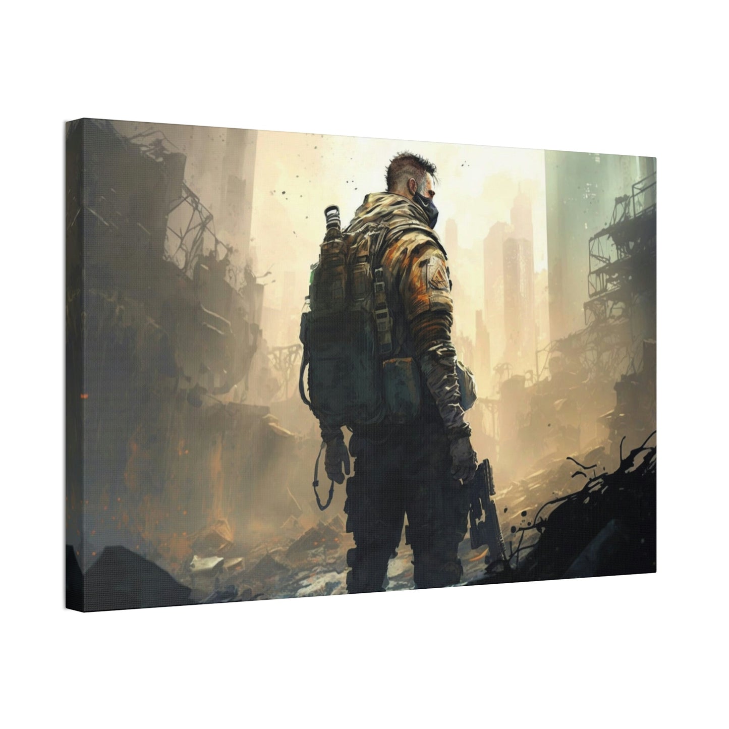 Warzone Heroes: Natural Canvas and Print on Canvas Call of Duty Art