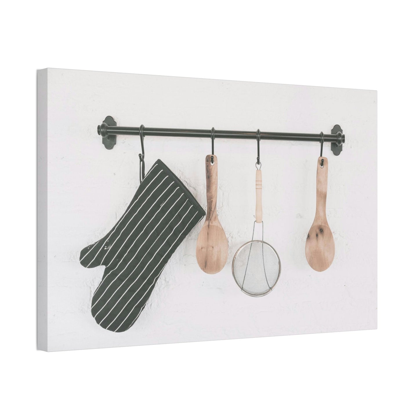 Modern Kitchen Wall Art: Printed Poster with Minimalist Culinary Utensils