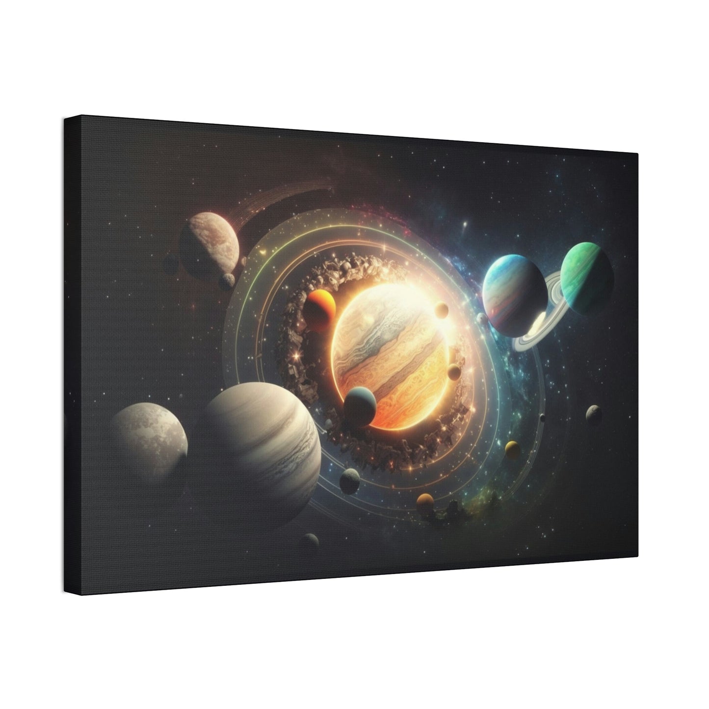 Starry Nights: Framed Canvas Art of the Solar System to Inspire Your Inner Astronomer
