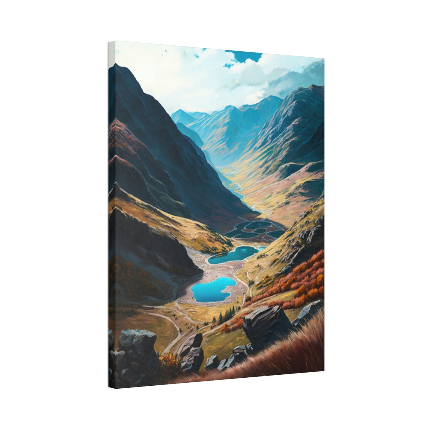 The Enchanting Valley: High-quality Wall Art and Canvas Print