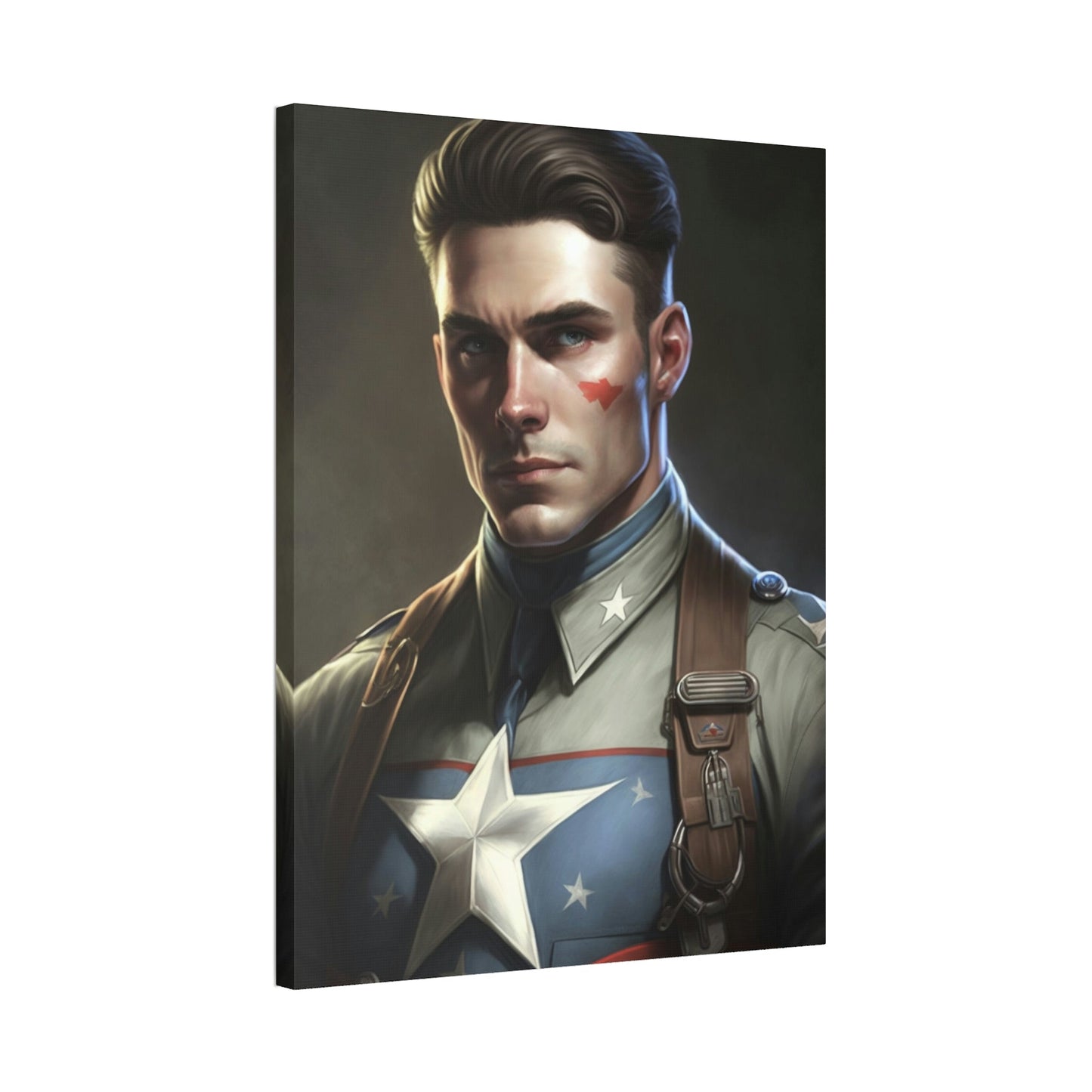 Marvelous Art: Captain America Print on Canvas and Wall Art Decor