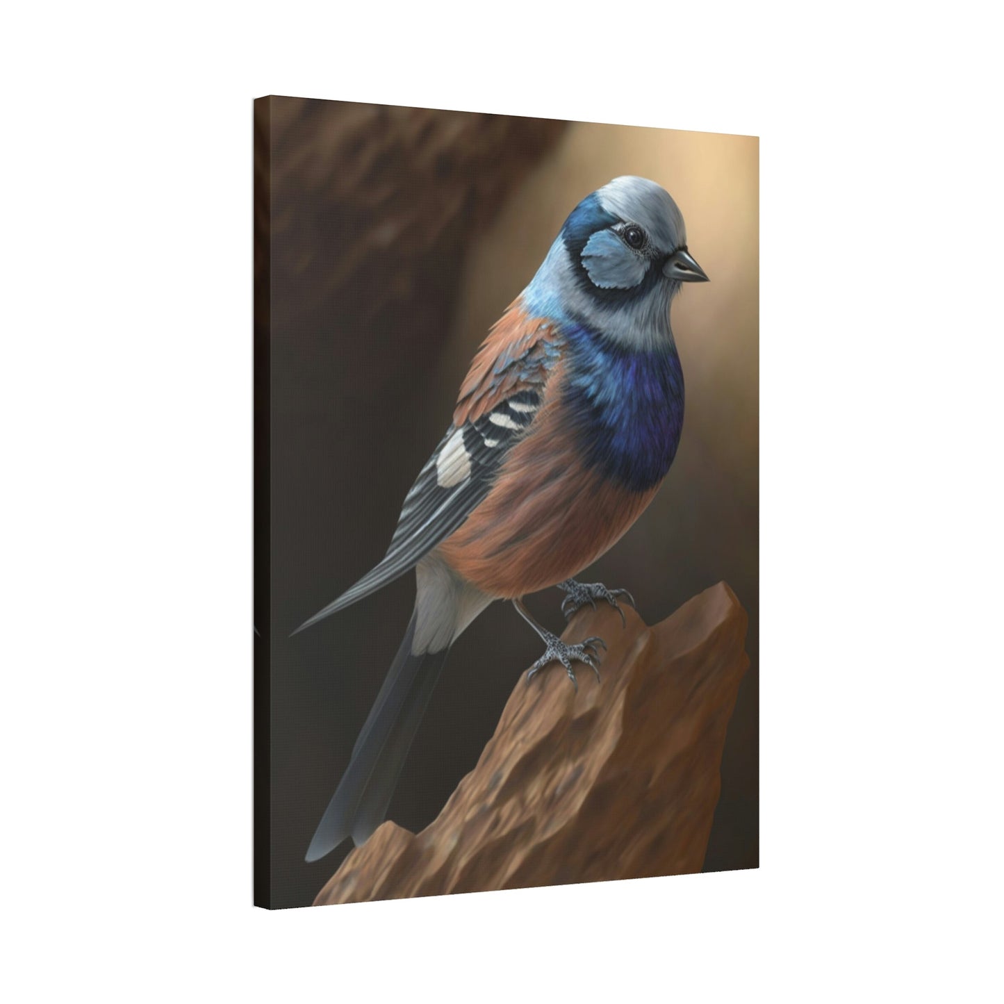The Rainbow of Feathers: A Print on Canvas & Poster of Birds with Vivid Colors