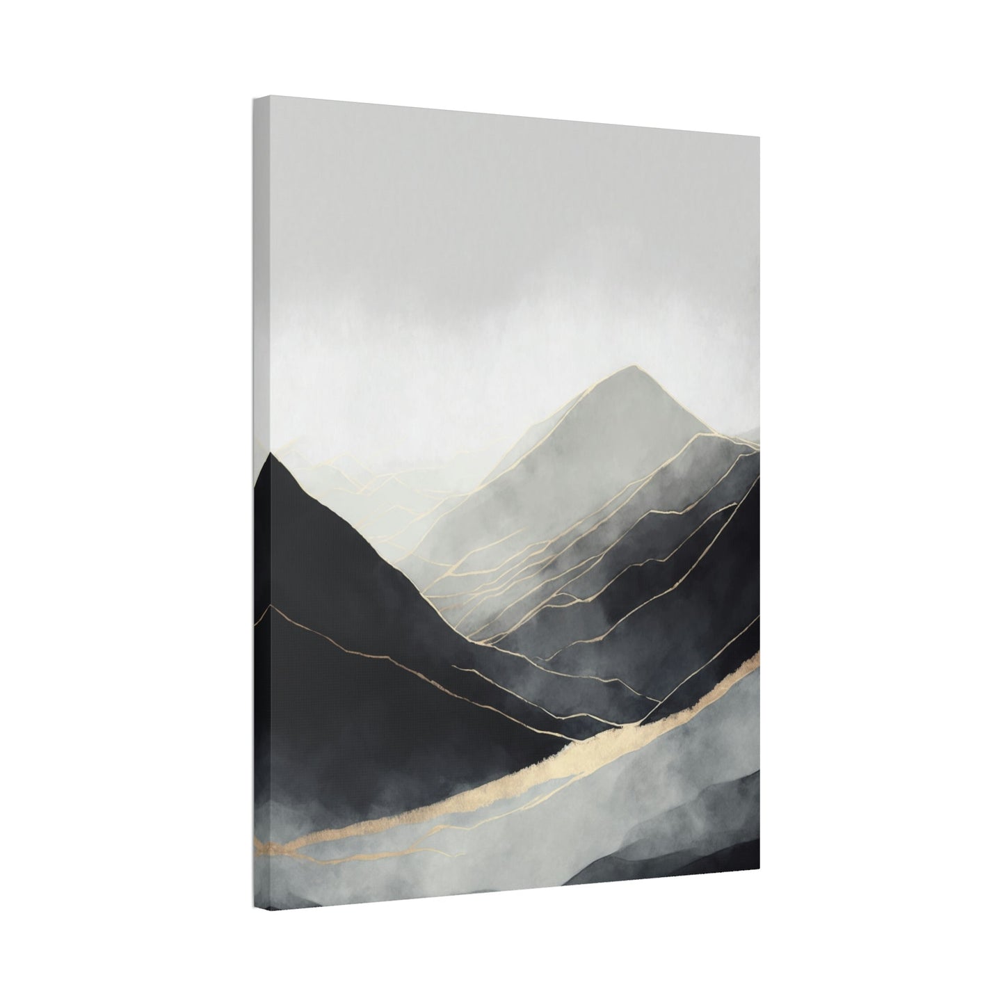 Abstract Nature: A Print on Canvas & Poster of a Bold Landscape