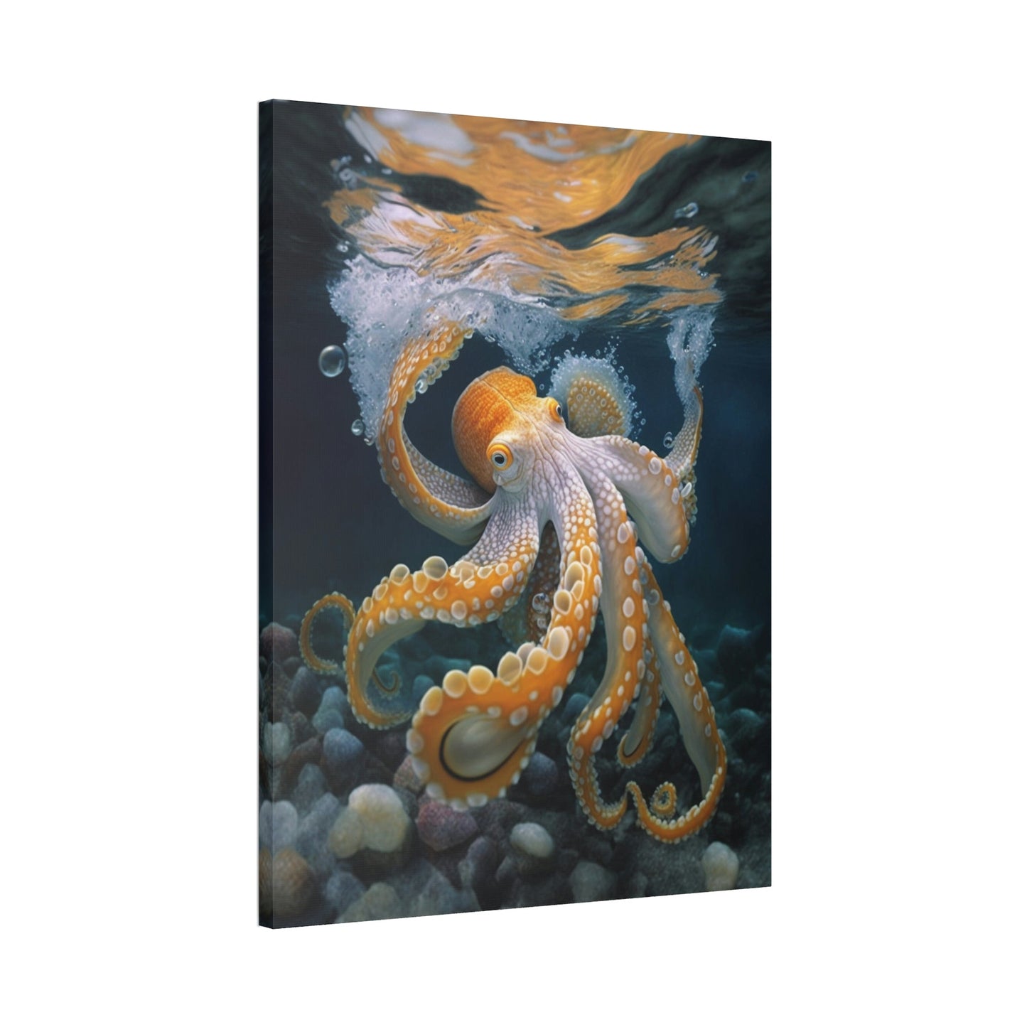 Octopus Wonderland: A Dreamy and Surreal Painting on Canvas