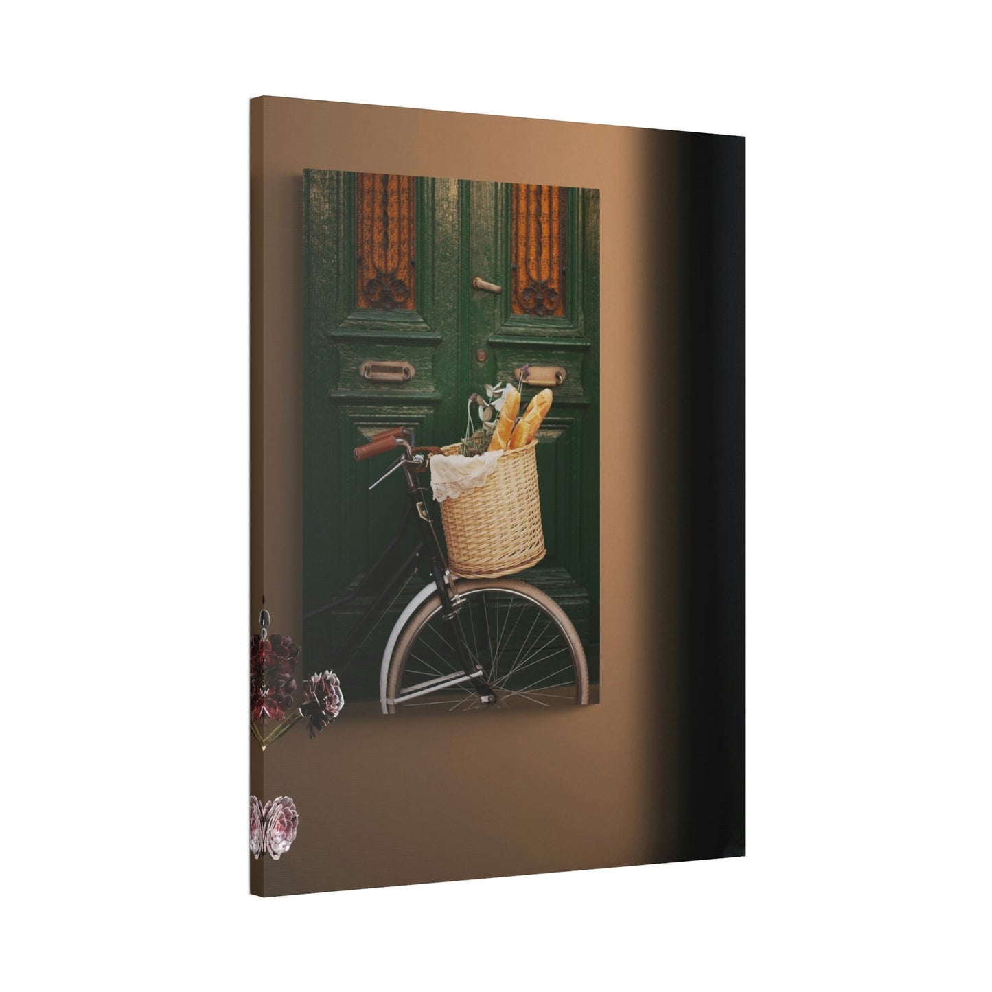 Bonjour Paris: Natural Canvas & Poster Print of French Charm