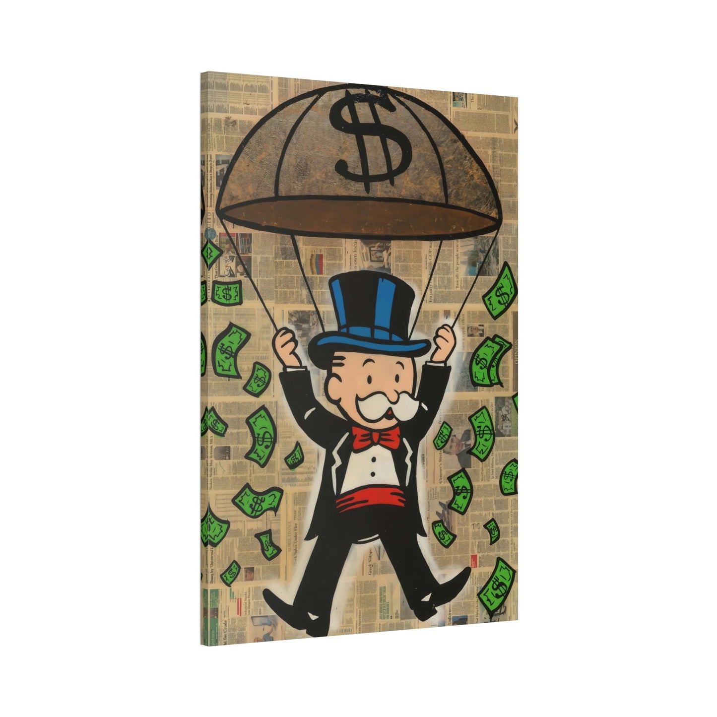 Monopoly Money: Canvas Art and Poster Prints Featuring Alec Monopoly's Iconic Style