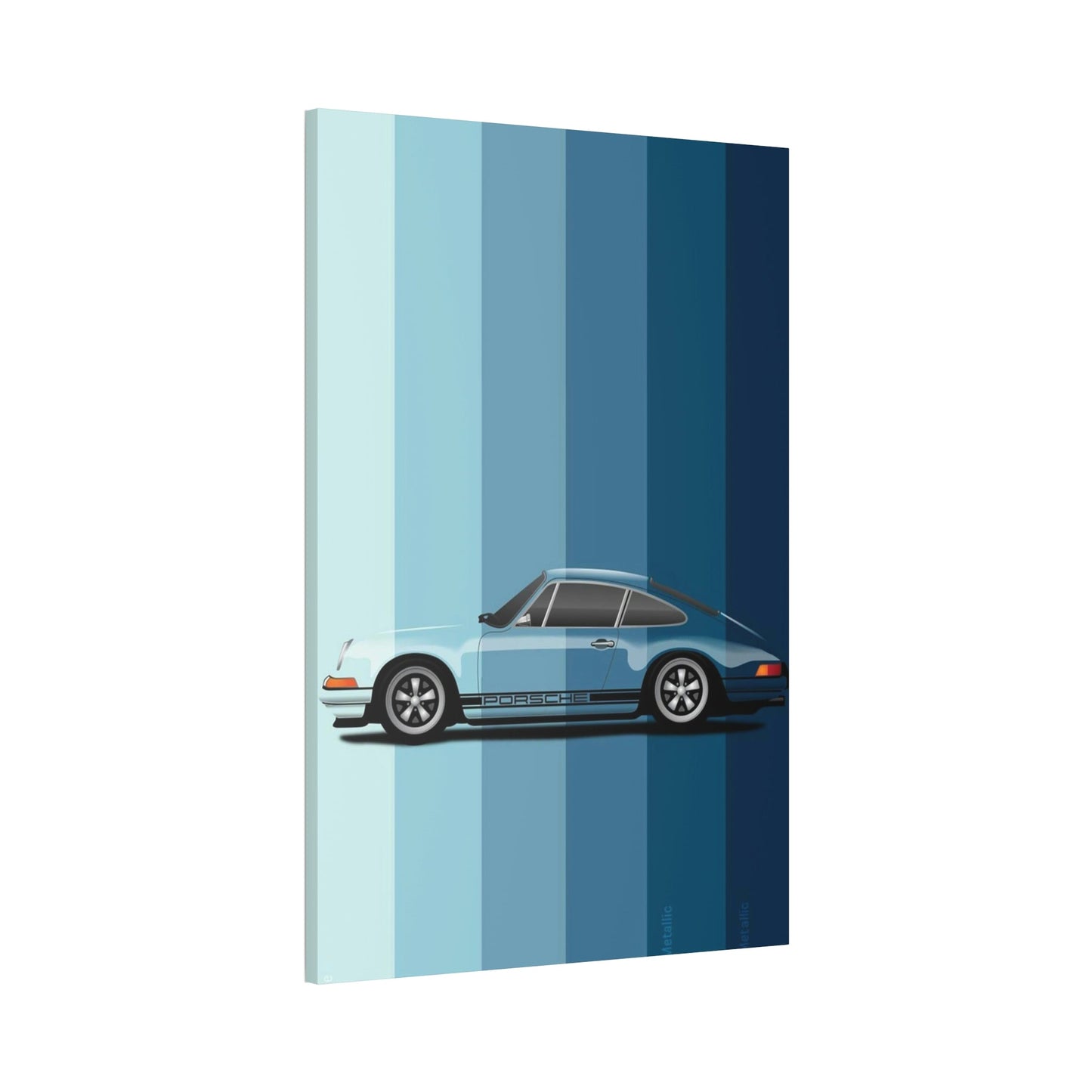 Porsche Evolution: Timeless Wall Decor on a Framed Canvas & Poster